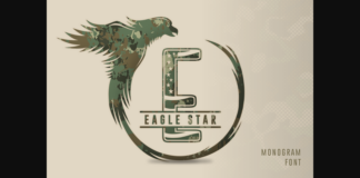 Eagle Star Font Poster 1