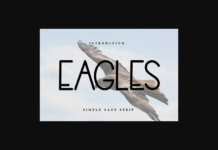 Eagles Font Poster 1