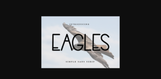 Eagles Font Poster 1
