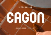 Eagon Font Poster 1