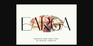 Earga Font Poster 1