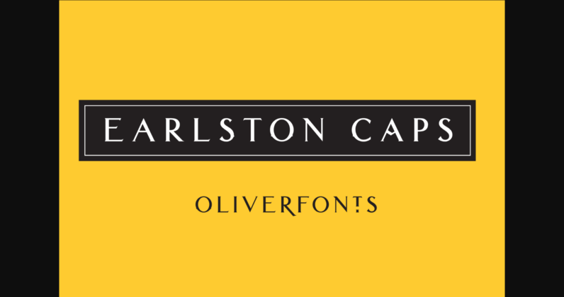 Earlson Caps Font Poster 3