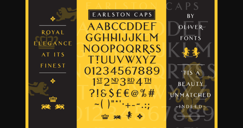 Earlson Caps Font Poster 4