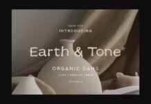 Earth Tone Font Poster 1