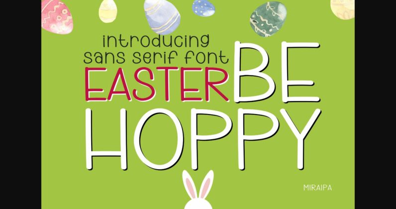 Easter Be Hoppy Font Poster 3