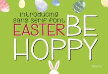 Easter Be Hoppy Font Poster 1