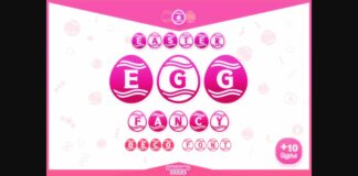 Easter Egg Fancy Font Poster 1