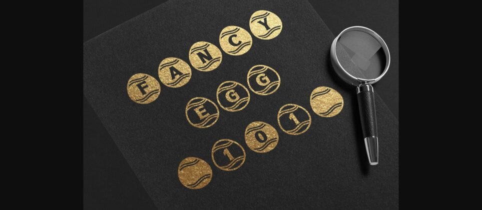 Easter Egg Fancy Font Poster 7