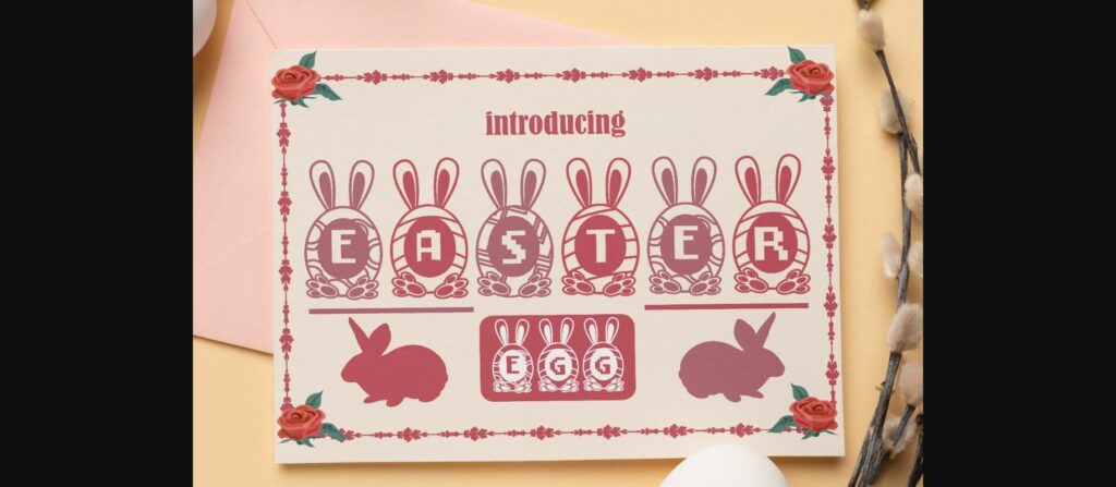 Easter Egg Font Poster 1