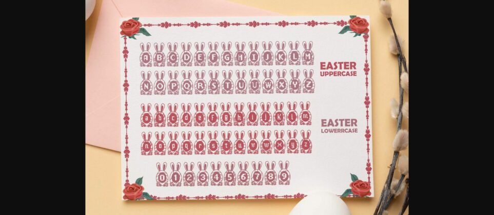 Easter Egg Font Poster 4