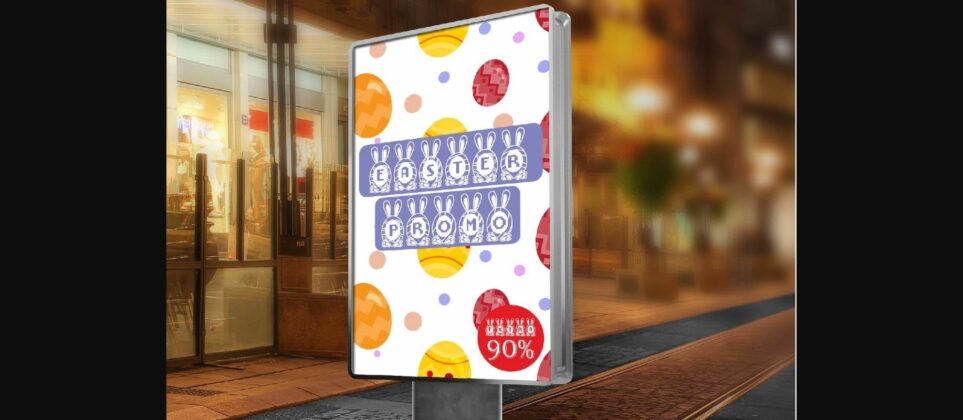 Easter Egg Font Poster 8