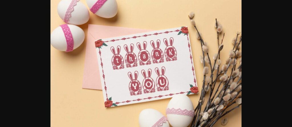 Easter Egg Font Poster 11