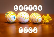 Easter Eggs Font Poster 1