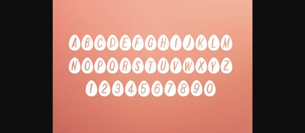 Easter Eggs Font Poster 6