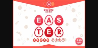 Easter Font Poster 1