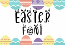 Easter Font Poster 1