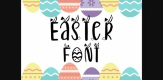 Easter Font Poster 1