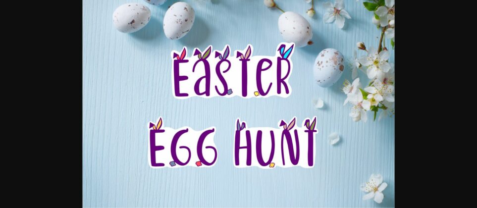 Easter Font Poster 2