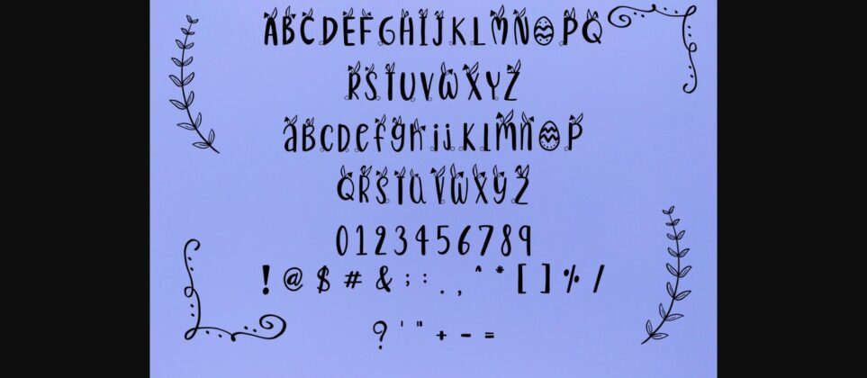 Easter Font Poster 10