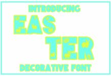 Easter Font Poster 1
