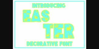 Easter Font Poster 1