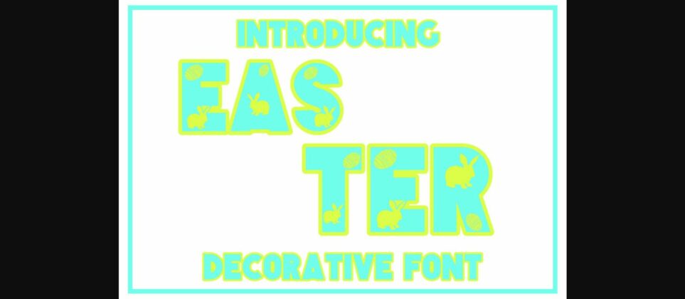 Easter Font Poster 1