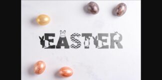 Easter Font Font Poster 1