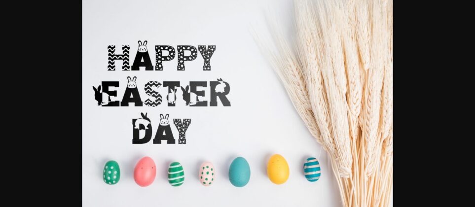 Easter Font Font Poster 7