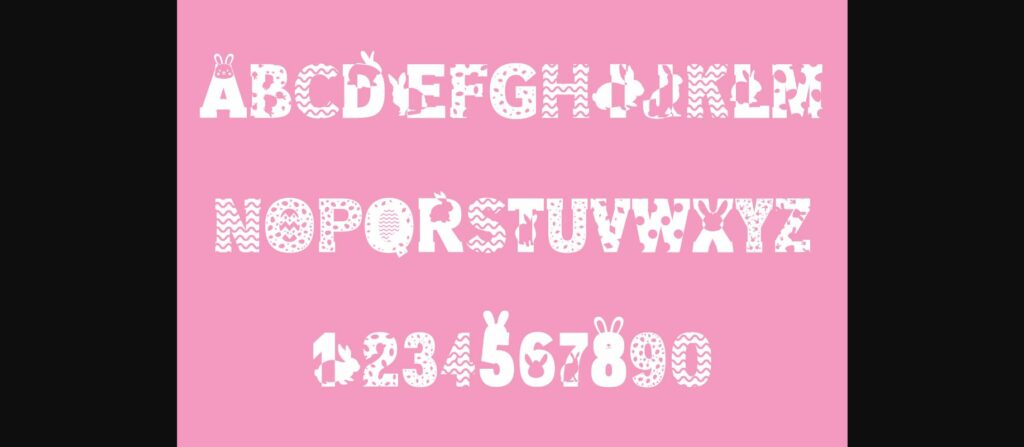 Easter Font Font Poster 8