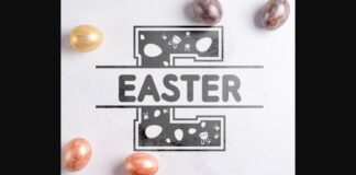 Easter Font Poster 1