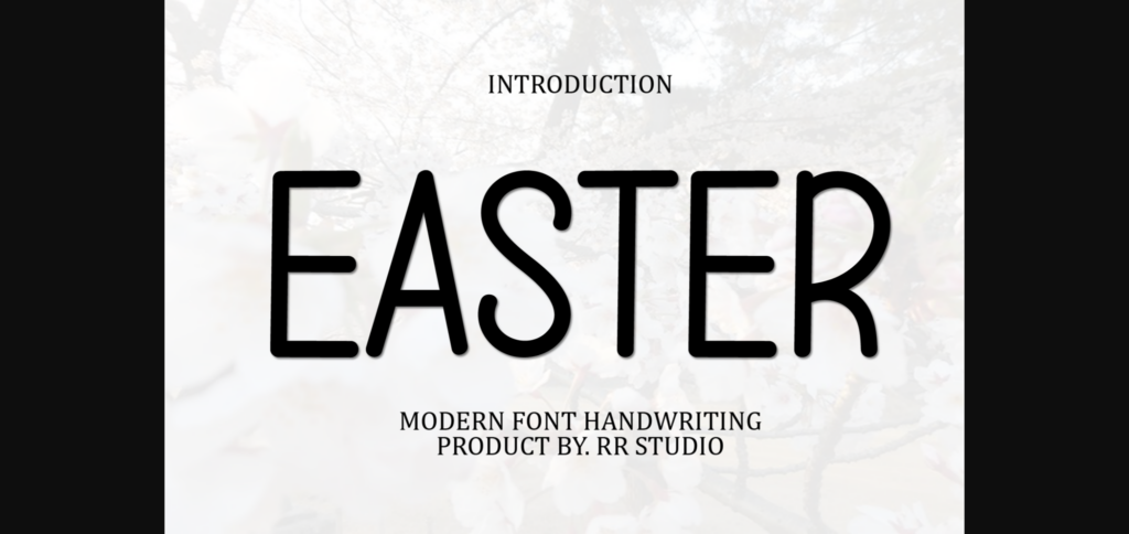 Easter Font Poster 3