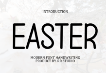 Easter Font Easter Font Poster 1