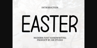 Easter Font Poster 1