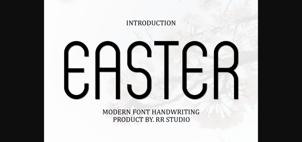 Easter Font Poster 3