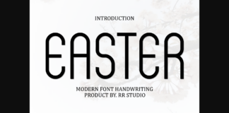 Easter Font Poster 1