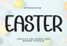 Easter Font Poster 1