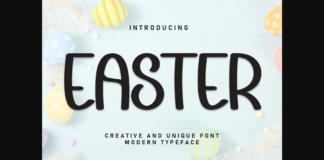 Easter Font Poster 1