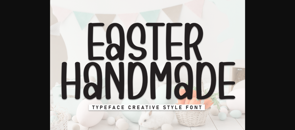 Easter Handmade Font Poster 3