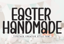 Easter Handmade Font Poster 1