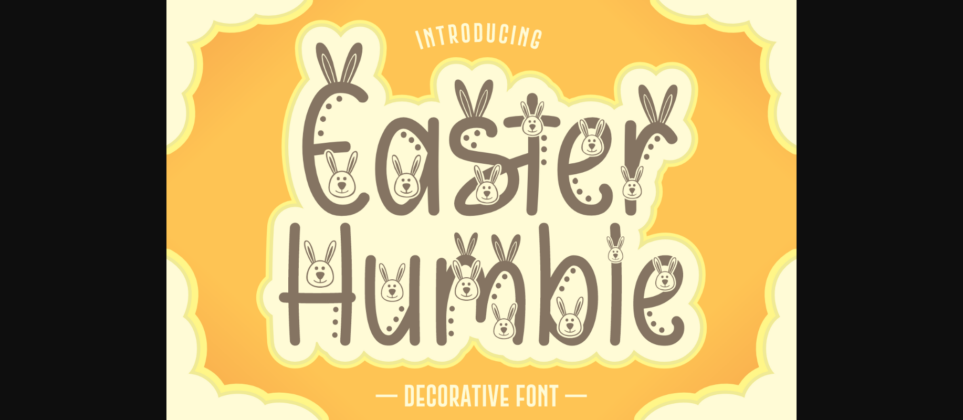 Easter Humble Font Poster 3