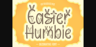 Easter Humble Font Poster 1