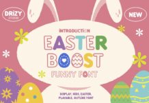 Easterboost Font Poster 1