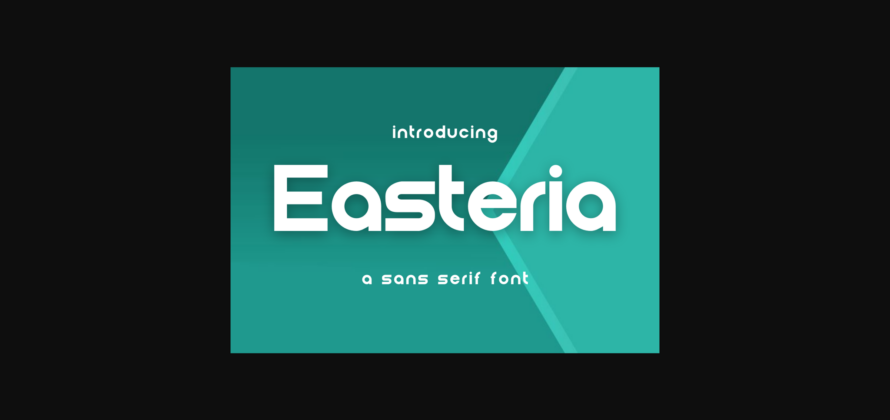 Easteria Font Poster 3