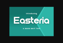 Easteria Font Poster 1