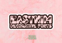 Eastkim Font Poster 1