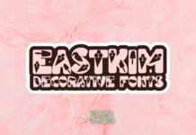 Eastkim Font Poster 1