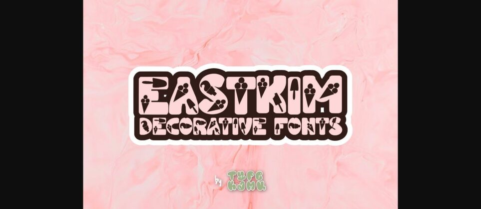 Eastkim Font Poster 1