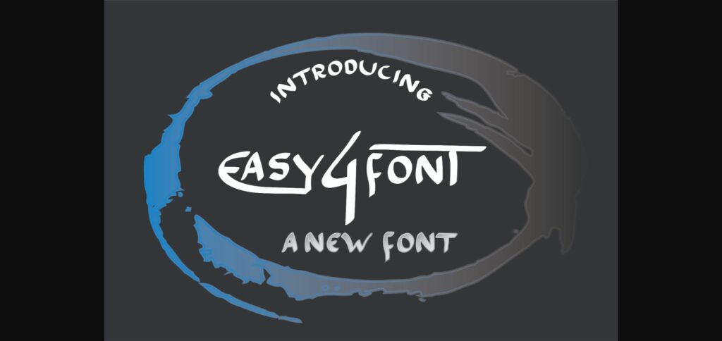 Easy 4 Font Poster 1