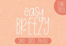 Easy Breezy Font Poster 1
