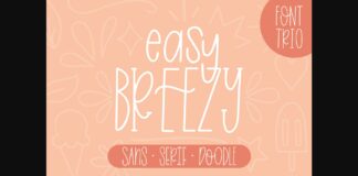 Easy Breezy Font Poster 1